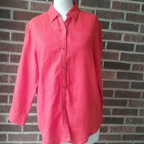 Ralph Lauren Linen Shirt - Picture 1 of 8